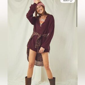 Free People Picnic Sweater Romper